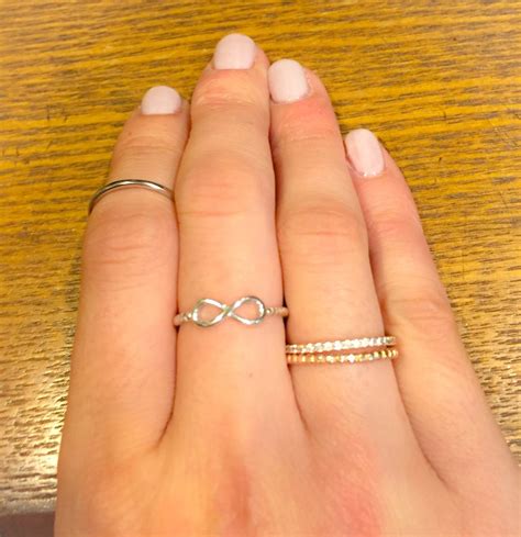 Infinity Ring Sterling Silver Infinity Ring Promise Etsy