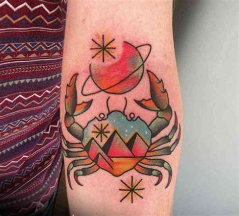 15 Best Cancer Tattoo Ideas and Crab Tattoos For Cancer Signs | HoroscopeFan