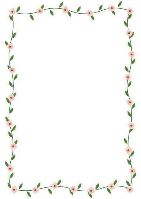 Pin De Eka Kurniaty En Desain Dekorasi Margenes De Flores Margenes