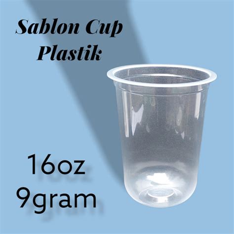 Jual Sablon Gelas Cup Plastik Cup Pp Oval Oz Gram Cetak Logo