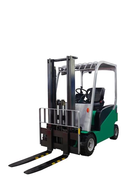 Premium Photo Forklift Truck On White Isolated Background