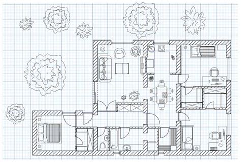 Royalty Free House Floor Plan Clip Art Vector Images And Illustrations