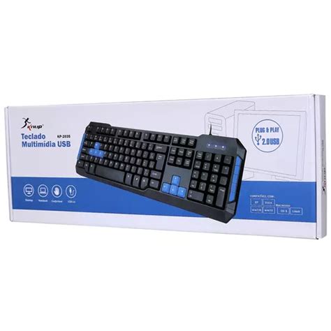 Teclado Gamer Multimidia Usb Knup Membrana T Ctil Laser Mercadolivre