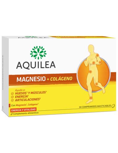 Farmacia Fuentelucha Aquilea Magnesio Colágeno 30 Comprimidos