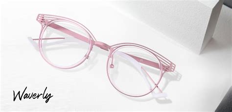 Waverly Round Prescription Glasses Pink Womens Eyeglasses Payne Glasses