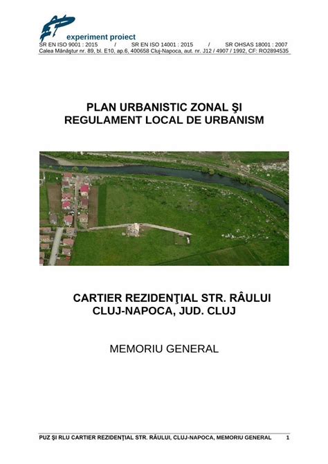 Pdf Plan Urbanistic Zonal I Regulament Local De Dokumen Tips