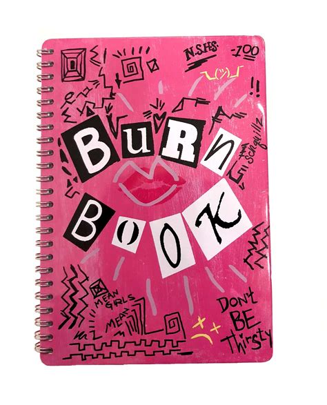 Mean Girls Burn Book Notebook Mean Girls Mean Girls Burn Book Mean