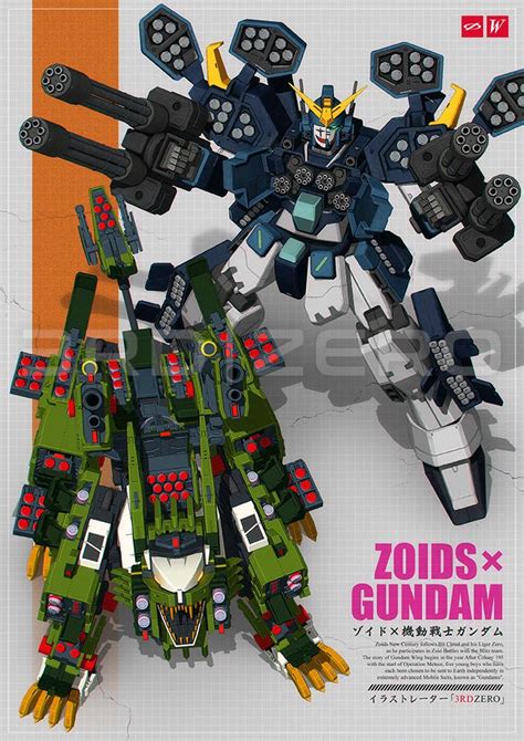 Zoids X Gundam Liger Zero Panzer X Heavyarms Custom Ew By Me Rmecha