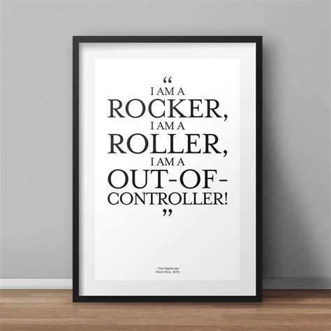 Mad Max 1 Movie Mad Max Print Mad Max Art Typography 70s Poster Classic Movie Poster Quote Cars ...