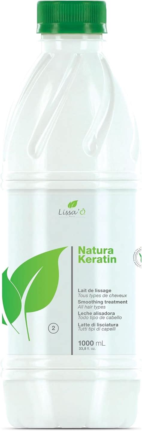 Lait de lissage Natura Keratin LISSA Ô 1L Amazon fr Beauté et Parfum