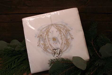 Holiday Napkins The Planted Arrow Flowers Gifts