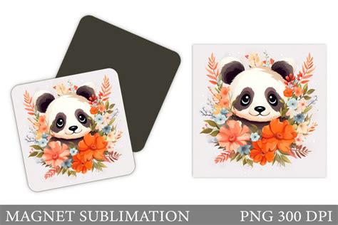 Cute Panda Magnet Design Summer Panda Magnet 3595608