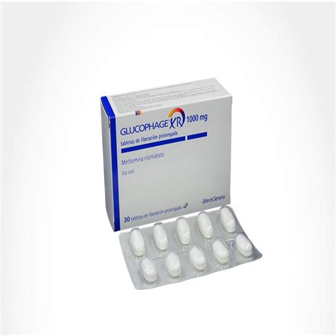 Glucophage Xr Tab Lrt 1000 Mg Oral Caj 30 Un Carulla