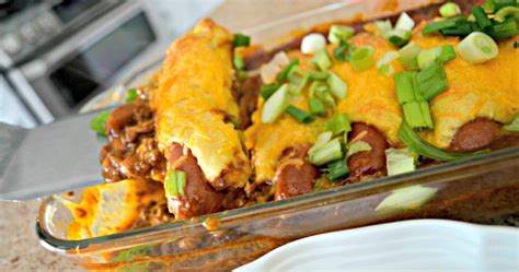 Easy Chili Cheese Dog Baked Casserole Dinner Recipe