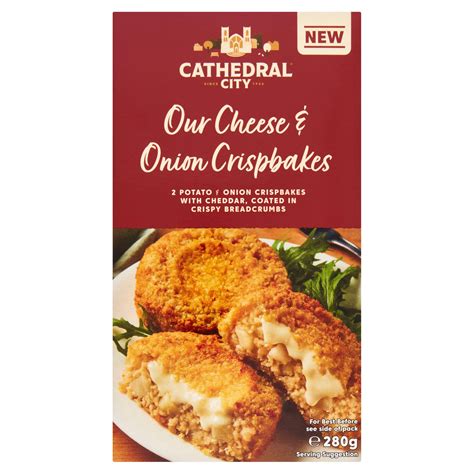 Cathedral City Our Cheese Onion Crispbakes G Vegetarian