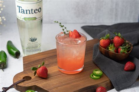 Strawberry Jalapeno Margarita — Tanteo Tequila