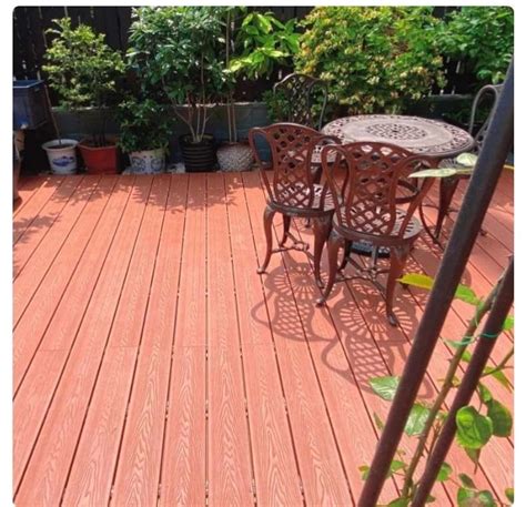 Tercel Mm Long Lifespan Recycled Woodgrain Wpc Decking