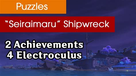 Seiraimaru Shipwreck Puzzles Full Guide Genshin Impact Youtube