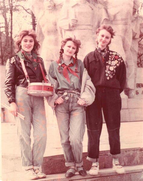 Soviet Girls 80s 1980s Aesthetic Aesthetic Fashion Pink Aesthetic