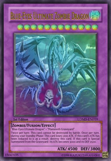 Blue Eyes Ultimate Zombie Dragon Cardcustom Yu Gi Oh Custom Think Tank Wiki Fandom