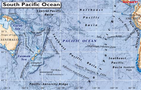 HRW WORLD ATLAS - South Pacific Ocean