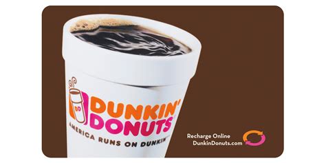 Dunkin Donuts $25 Gift Card for $20 w/ email delivery