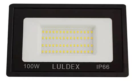 Reflector Led 100w Exterior Luz Fria Remate 110 220 Volts