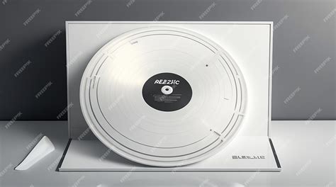 Premium AI Image | Vintage Record Store with Blank Vinyl Record Album ...