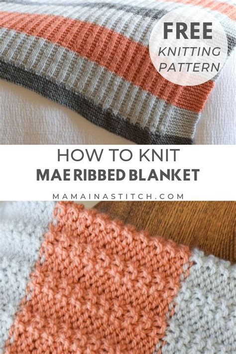 Mae Ribbed Blanket Easy Knitting Pattern Artofit