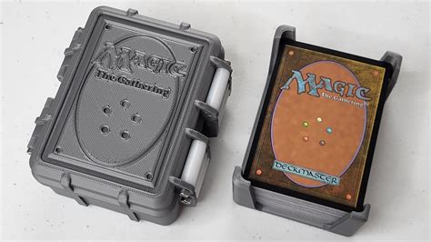 Magic The Gathering Rugged Card Box 3D Printed YouTube