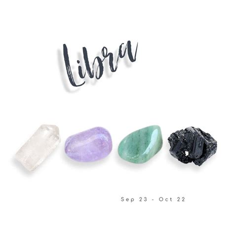 Libra Zodiac Crystal Set Libra Zodiac Crystals Crystal Set