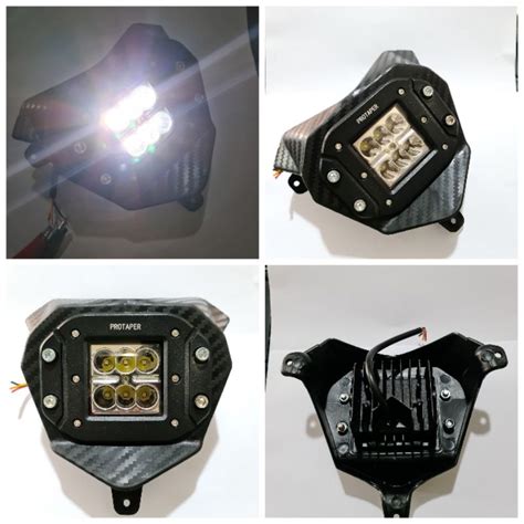 Jual Lampu Depan Crf L Pnp Batok Bawaan Model Led Model Terang Dan