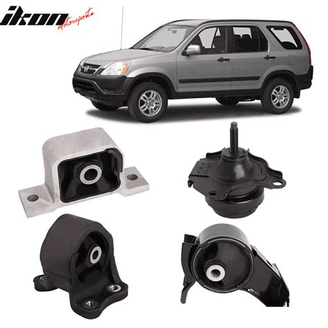 Compatible With 02 06 Honda Crv 24l Engine Motor Transmission Mount Kit 4pc Set Front Rear