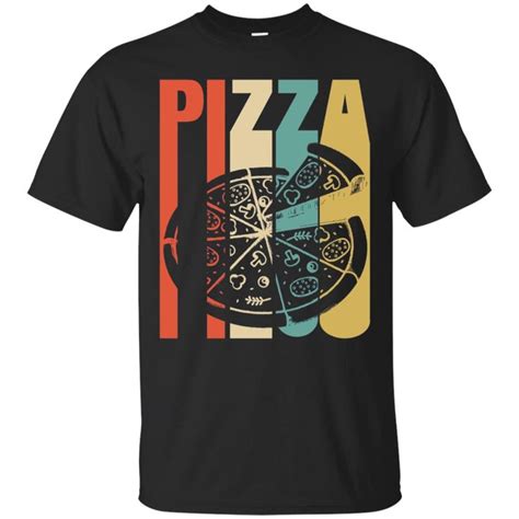 Classic Vintage Retro Pizza. Funny Tshirt Gift Lover Pizza | Mens ...