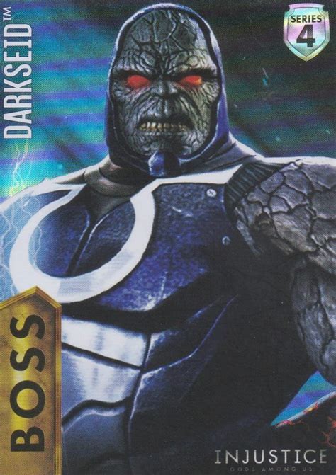 Injustice Gods Among Us Series 4 111 Boss Card Darkseid Foil Arcade