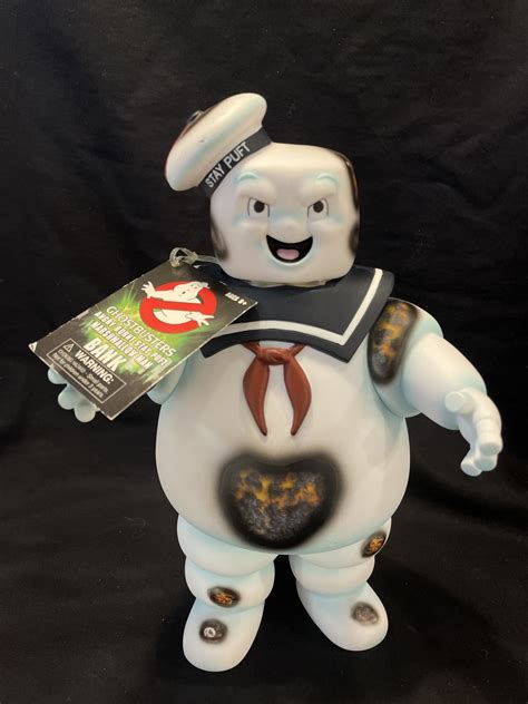 DIAMOND SELECT 約30cmソフビ製貯金箱 ANGRY BURNT STAY PUFT MARSHMALLOW MAN