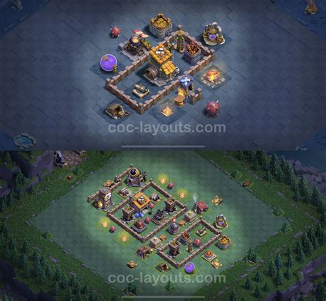 Melhor Layout Cv Base Do Construtor Link Coc Clash Of Clans