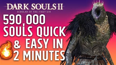 Dark Souls 2 SOTFS Fastest Safest Giant Lord Farming 590 000 Souls