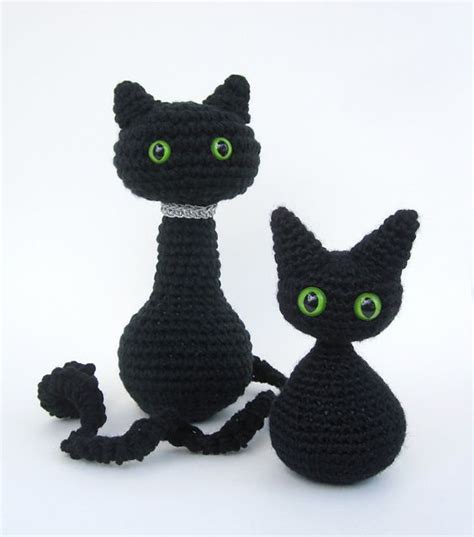 Cat Or Kitten Amigurumi Halloween Decoration Pattern By Celina Lane