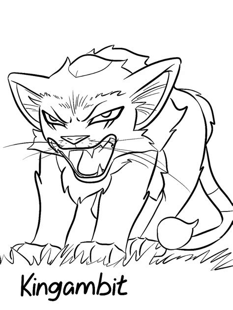 Fierce Kingambit Coloring Page Pokemon Coloring Pages