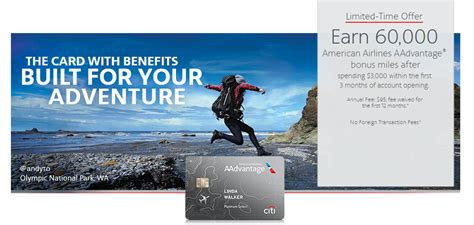 Citi Aadvantage Platinum Select World Elite Mastercard 60000 Miles