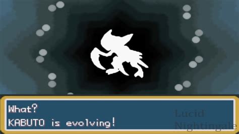 Pokemon Fire Red Kabuto Evolves To Kabutops YouTube