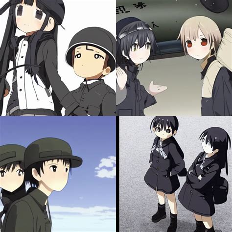 Chito And Yuuri From Girls Last Tour Tkmiz Stable Diffusion