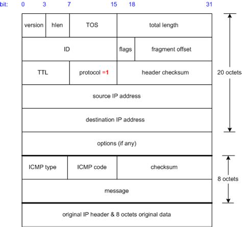 ICMP Packet Field Descriptions