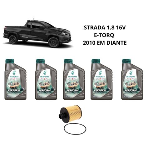 Kit Troca De Oleo Strada V Em Diante Selenia Submarino