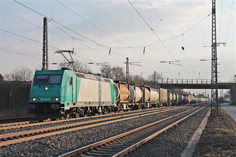 Durchfahrt Am Nachmittag Des 28 02 2019 Von ATLU XRAIL 185 614 5 Mit