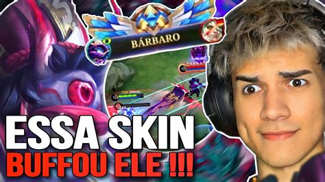 ESSA SKIN DEIXOU ELE MUITO QUEBRADO Mobile Legends Bang Bang