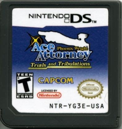 Phoenix Wright Ace Attorney Trials And Tribulations Cover Or