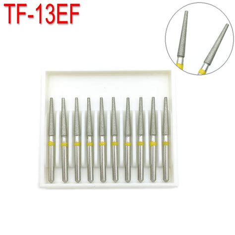 Pcs Dental Diamond Burs Drill Dentistry Burs For High Speed Handpiece