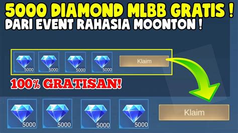 BURUAN KLAIM 5000 DIAMOND GRATIS MLBB DARI EVENT TERSEMBUNYI CARA